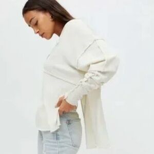 Urban Outfitters Freddie Lavender Knit Top open sides comfy size medium